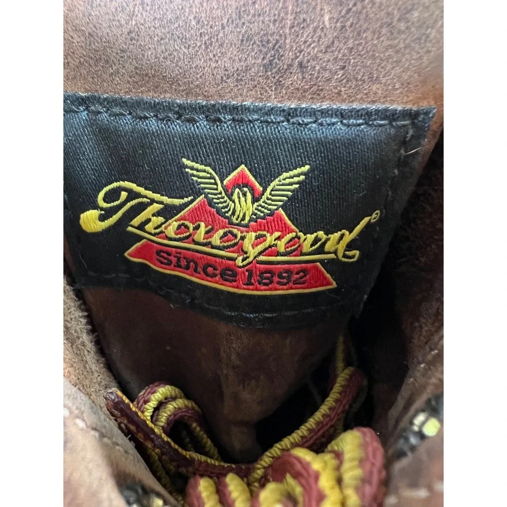 Thorogood Soft Moc Toe Leather Work Boots 8